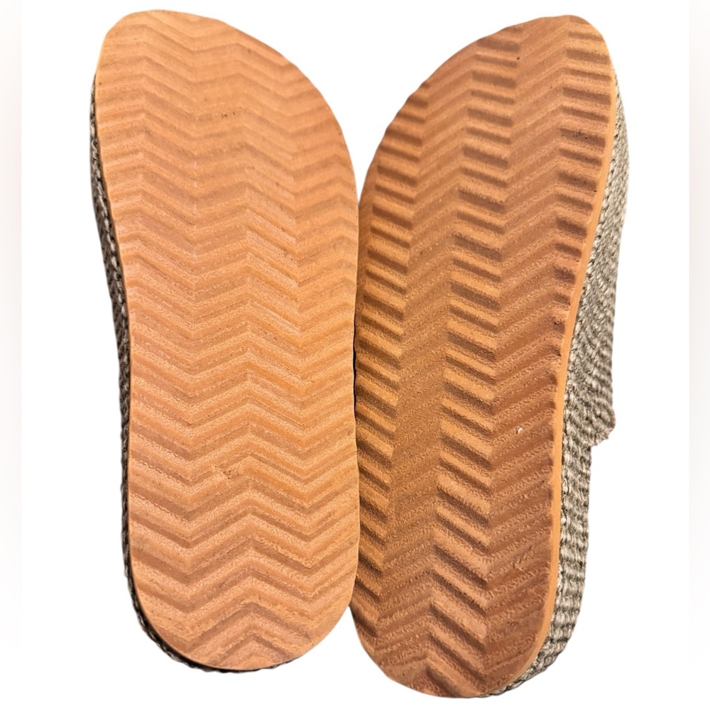 Steve Madden Karrigan Light Olive Raffia Sandals Size 9 - Picture 10 of 14